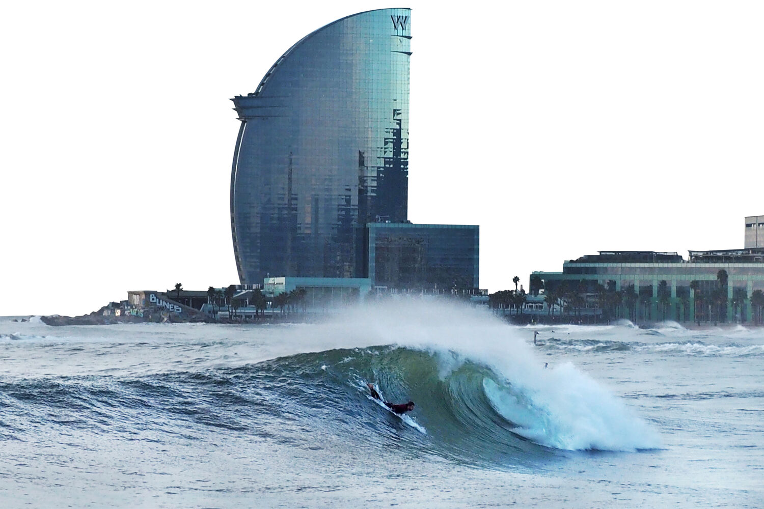 surf en España, La barceloneta